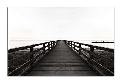 Fototapeta Wood bridge to the sea 24840
